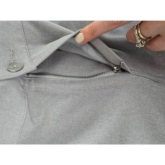 Men's Travis Mathew Open To Close Golf Flat Front Chino Pants Gray Heather Sleet - Picture 3 of 7